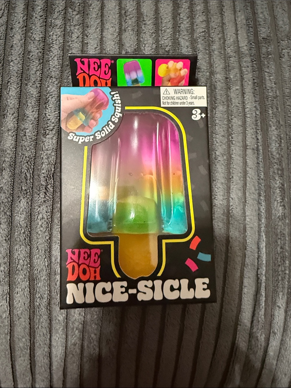 Nice-Sicle Rainbow Squeezable Toy - Multicolor